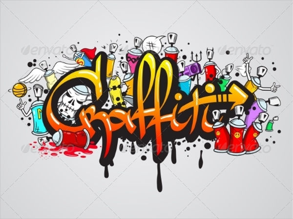 600x449 Graffiti Vectors