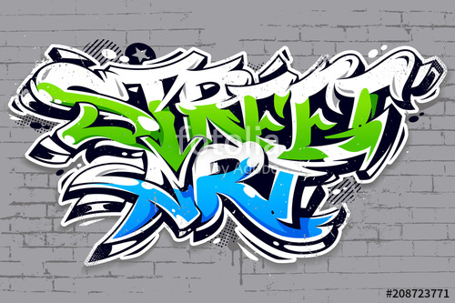 500x333 Street Art Graffiti Vector Lettering Stock Image And Royalty Free