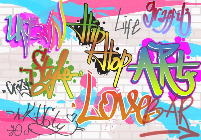 700x490 Wall Graffiti Vector