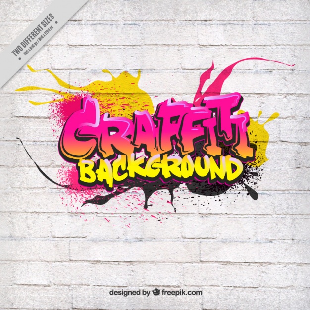 626x626 Graffiti On White Wall Vector Free Download