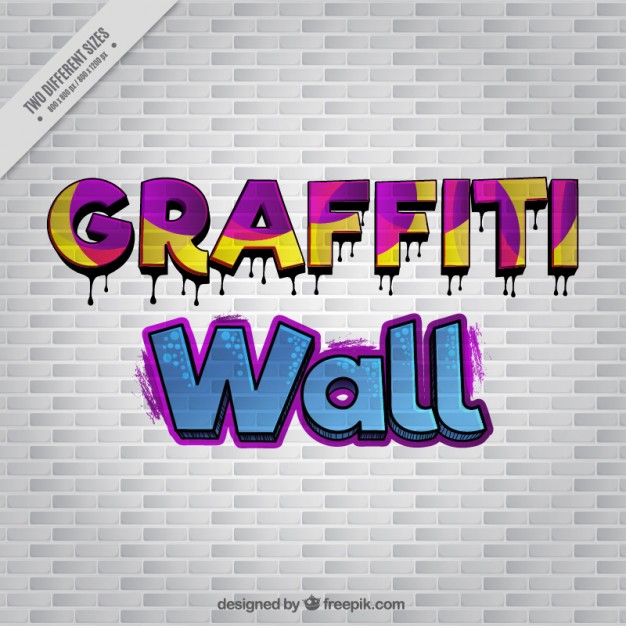 626x626 Graffiti Wall Vector Free Download