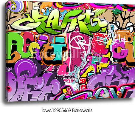 453x379 Graffiti Wall Urban Art Vector Background Seamless Hip Hop