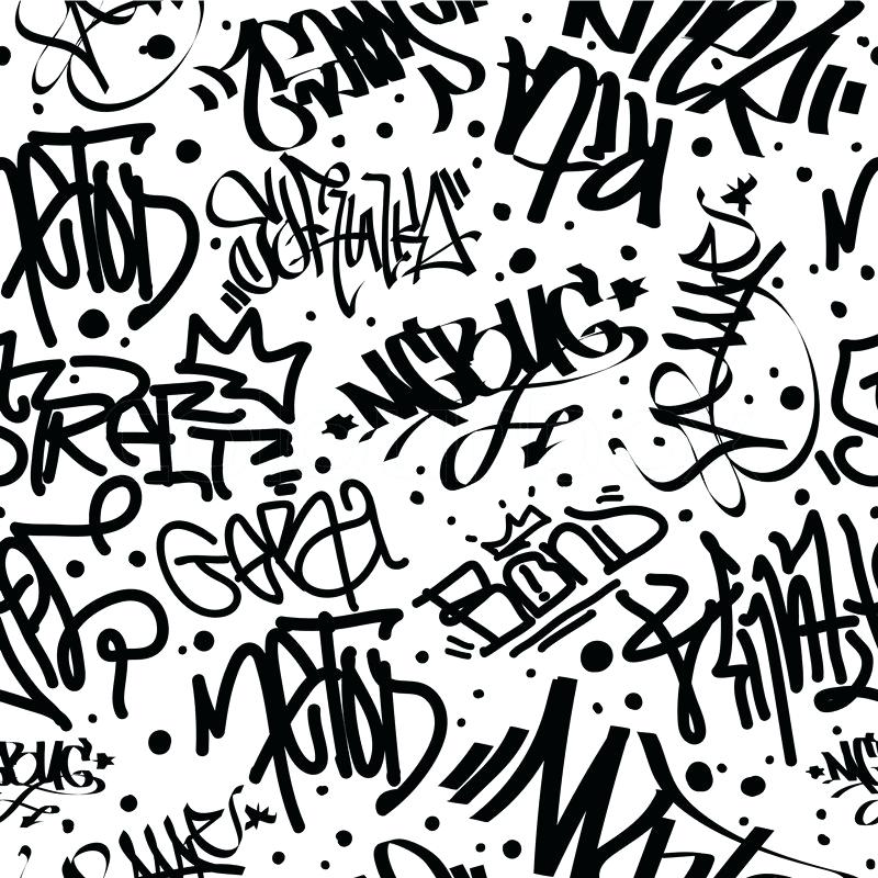 800x800 Black And White Graffiti Art Youfart
