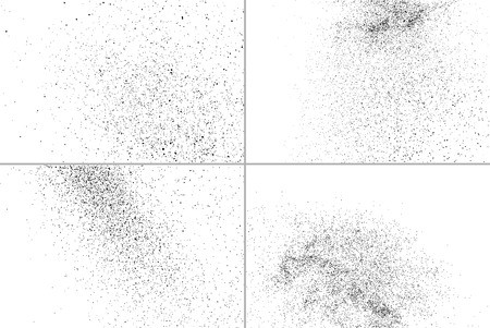 450x301 Set Grunge Vector Texture Set Abstract Grainy Texture Isolated