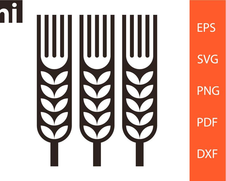 794x635 Gra Wheat Grain Clipart Wheat Clipart Grain Etsy