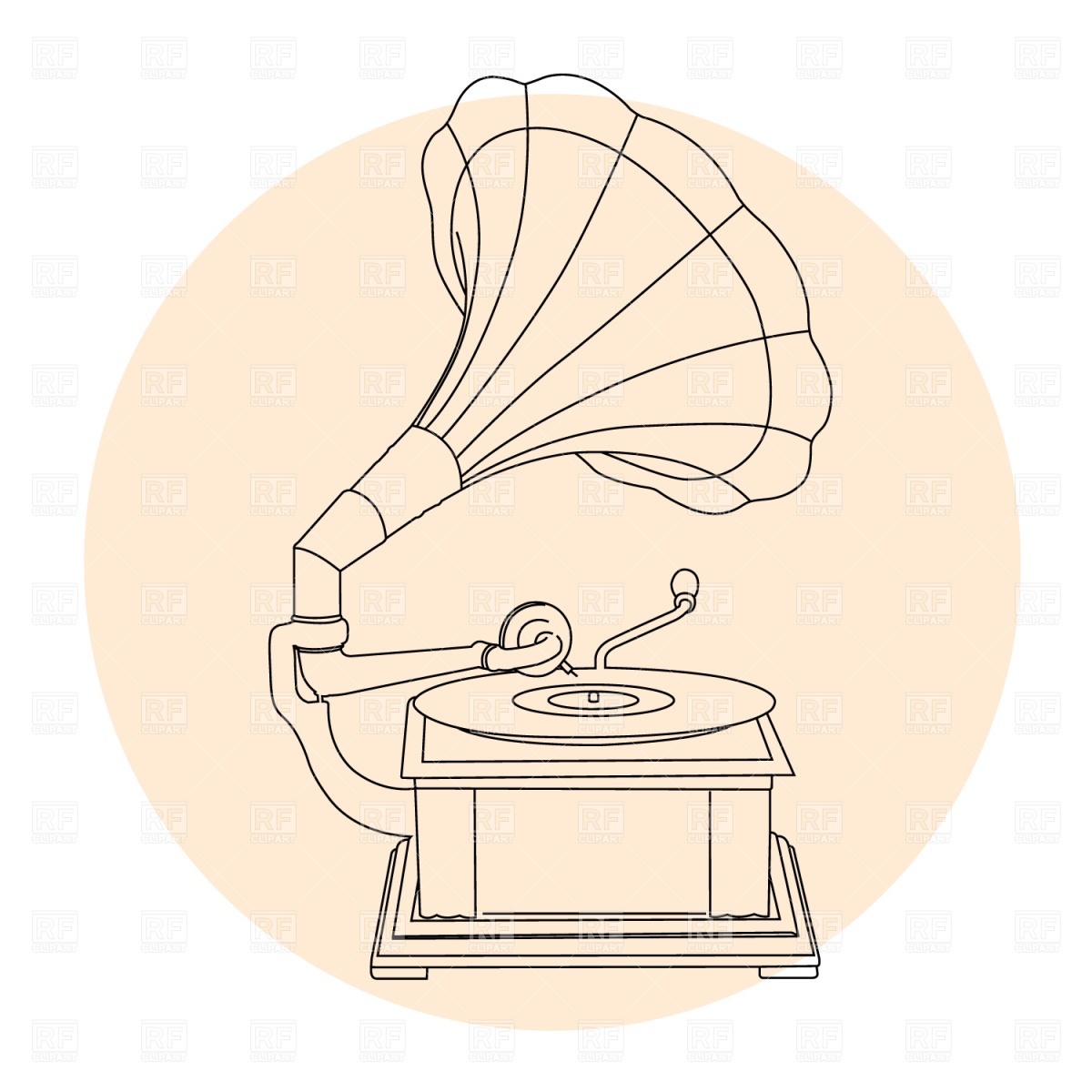 Gramophone Vector Image Of Objects Prague 1200x1200 Gramophone Vector Image Of Objects Prague