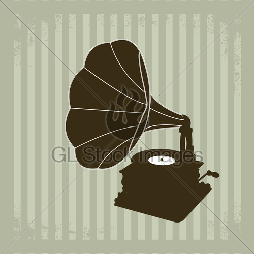 Gramophone Vector Gl Stock Images 500x500 Gramophone Vector Gl Stock Images