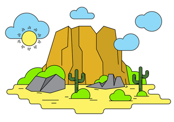 352x247 Vector Illustration Of Grand Canyon Free Vector Download