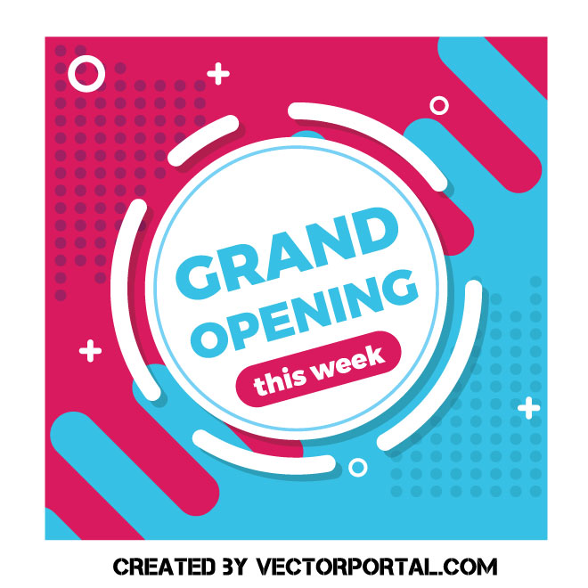 660x660 Grand Opening Clip Art