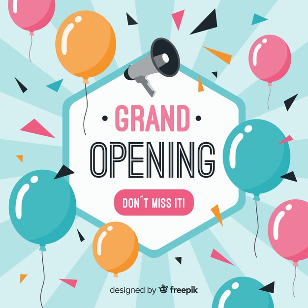 626x626 Grand Opening Vector Free Download
