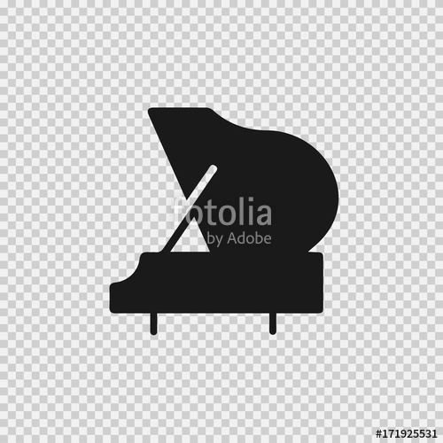 500x500 Grand Piano Vector Icon Stock Image And Royalty Free