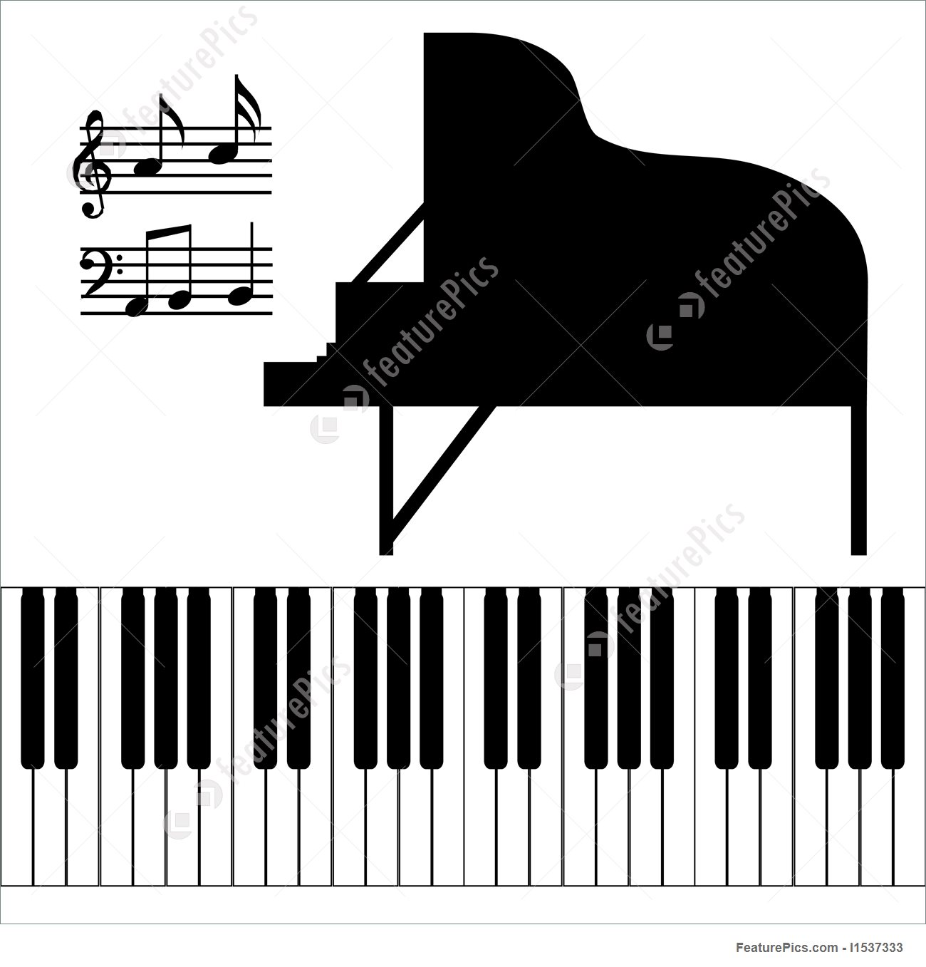 1300x1357 Musical Instruments Isolated Piano Vector
