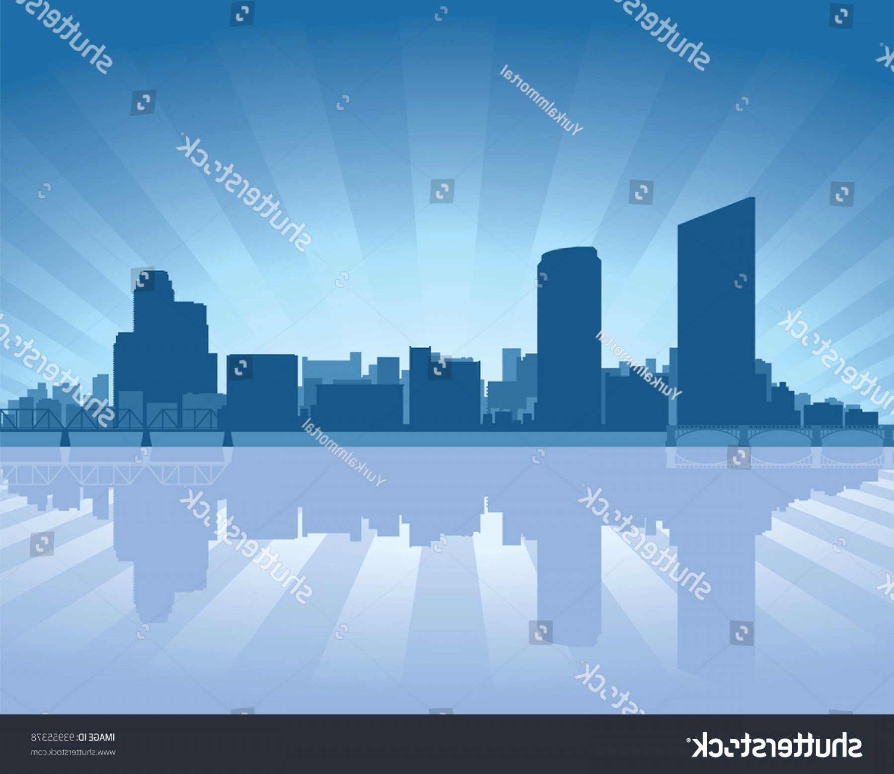 1800x1558 Grand Rapids Michigan Skyline Reflection Water Hoodamathrun