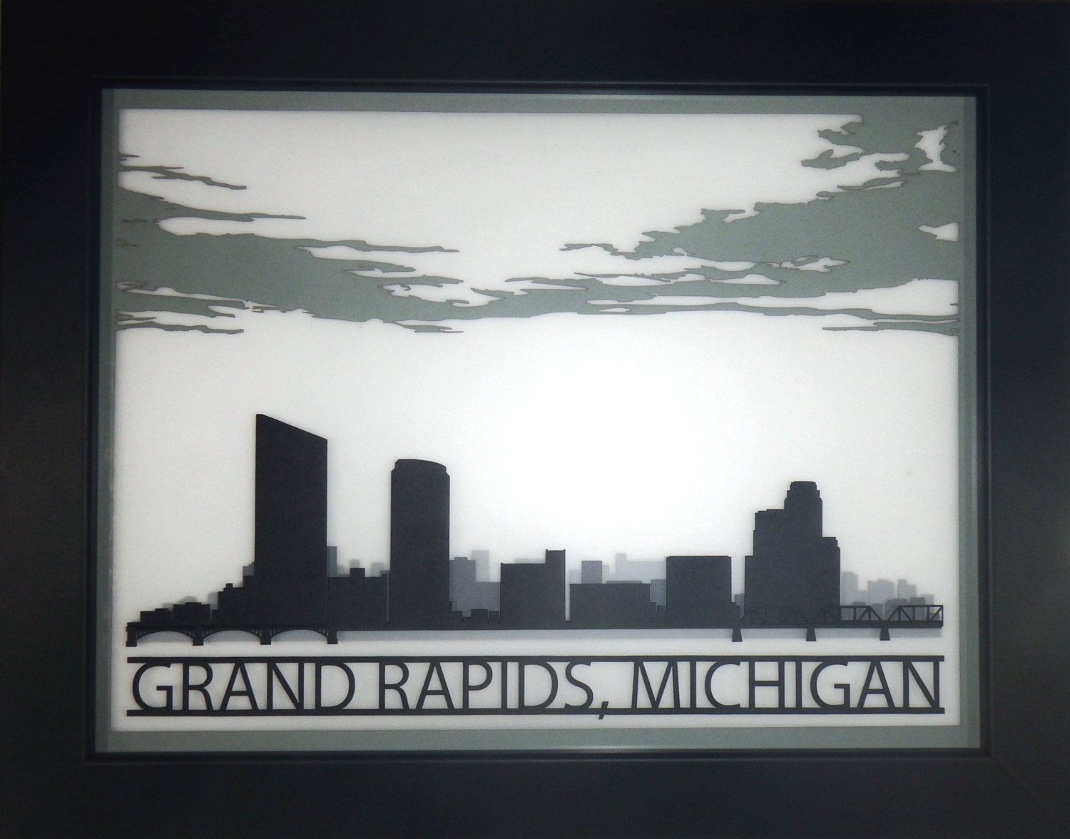 1500x1176 Huge Collection Of 'grand Rapids Skyline Silhouette' Download