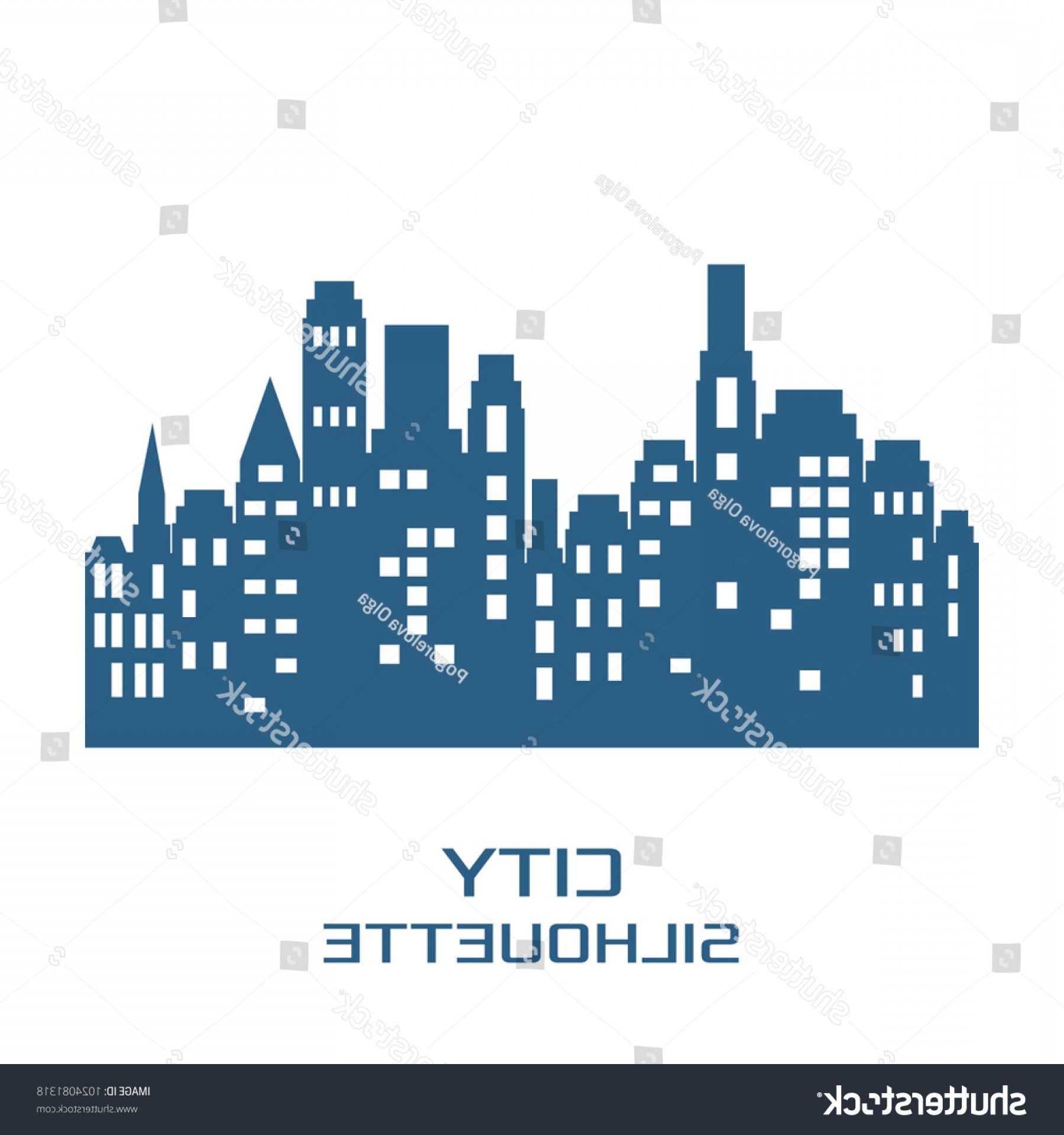 1800x1920 Silhouette Big Night City Vector Illustration Hoodamathrun