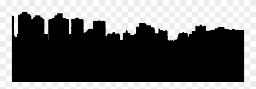 880x306 Skyline Cityscape Silhouette Art