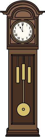 Grandfather Clock Vector