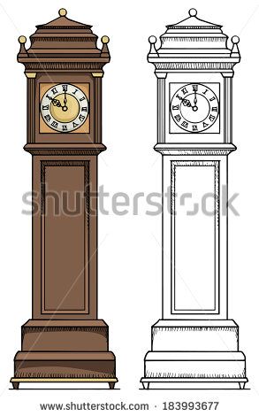 293x470 Related Image For The Home In Vector Art, Grandfather