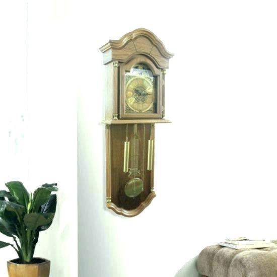 550x550 Wall Mounted Grandfather Clock