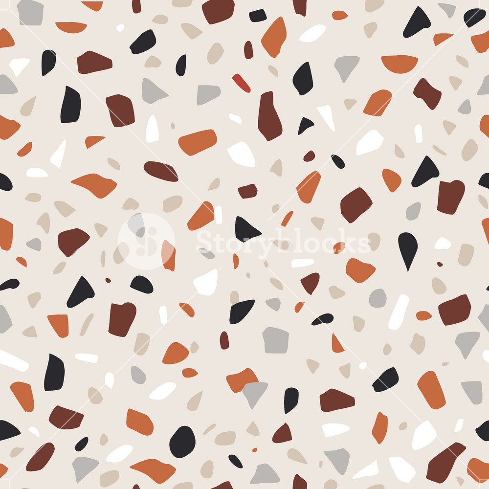 1000x1000 Modern Terrazzo Seamless Pattern Decorative Granite Stone Texture