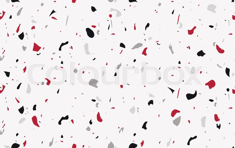 800x504 Terrazzo Pattern Design Granite Stock Vector Colourbox