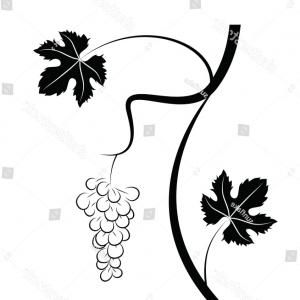300x300 Black Vine Leaves Vector Illustration Catchsplace