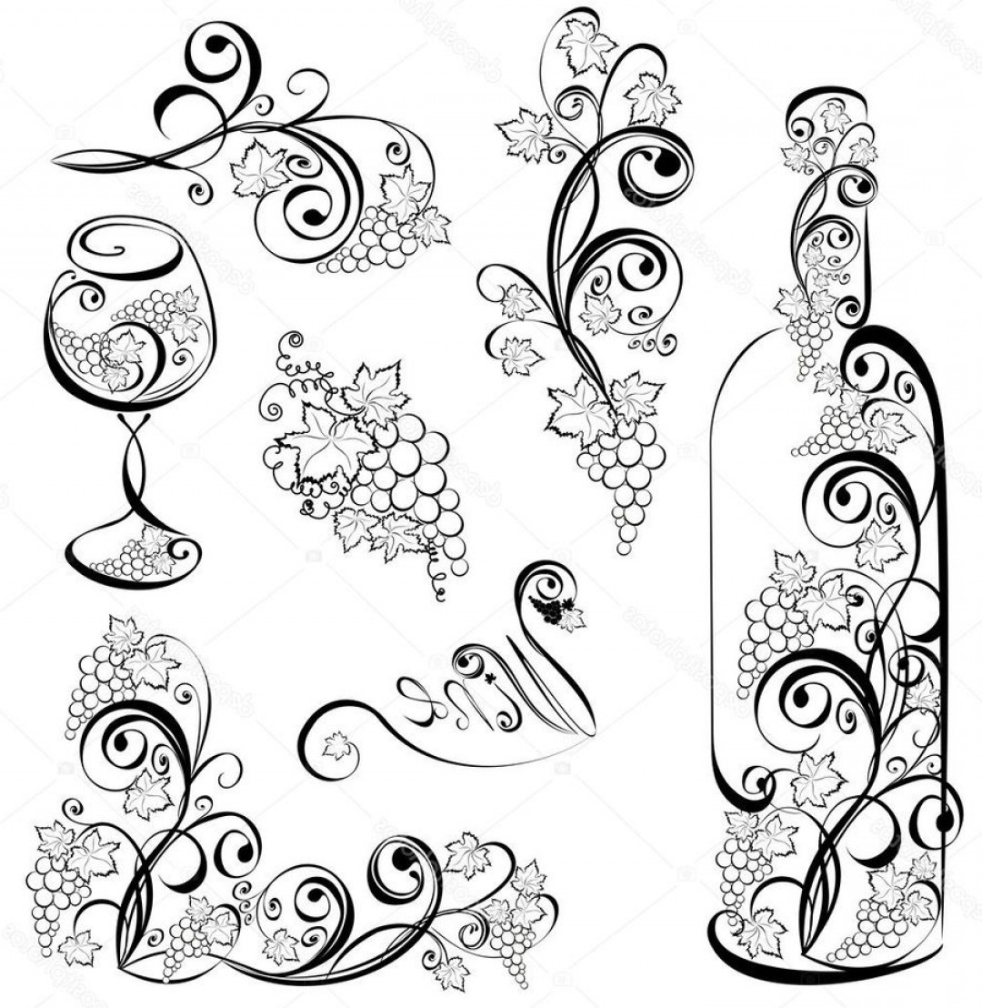 1080x1108 Vector Wine Glass Design Grapevine Clipart Common Vnzfec Soidergi
