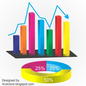 300x300 Vector Business Graph Rounded Designs Free Vectors Ui Download