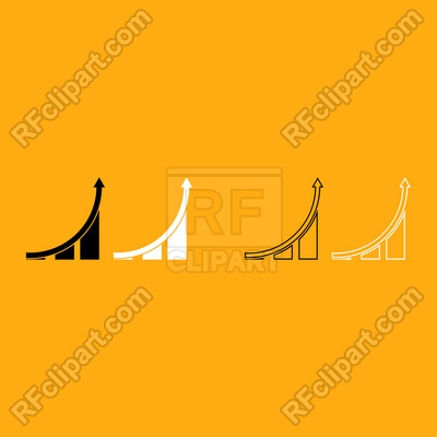 400x400 Graph Icon Vector Image Of Business, Finance