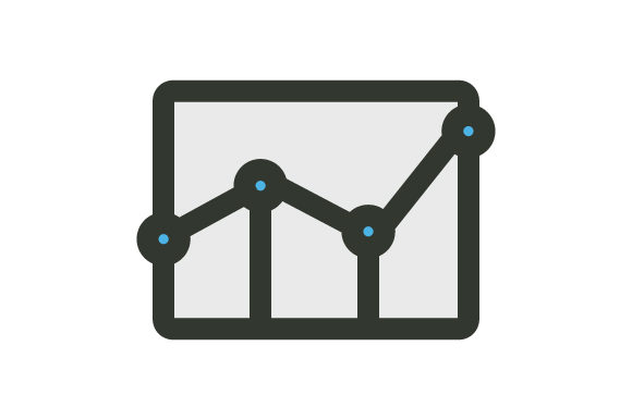 580x386 Graph Icon Vector Graphic