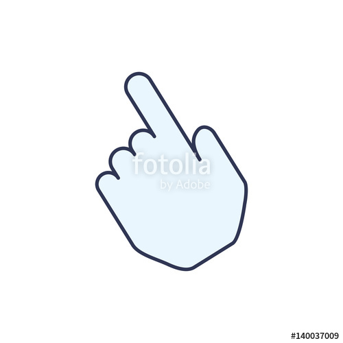 Hand Click Symbol Icon Vector Illustration Graphic Design Stock 500x500 Hand Click Symbol Icon Vector Illustration Graphic Design Stock