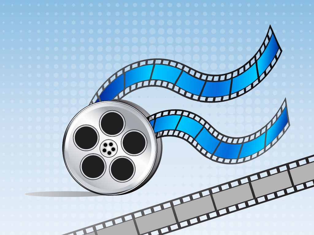Film Reel Vectors Vector Art Graphics 1024x765 Film Reel Vectors Vector Art Graphics