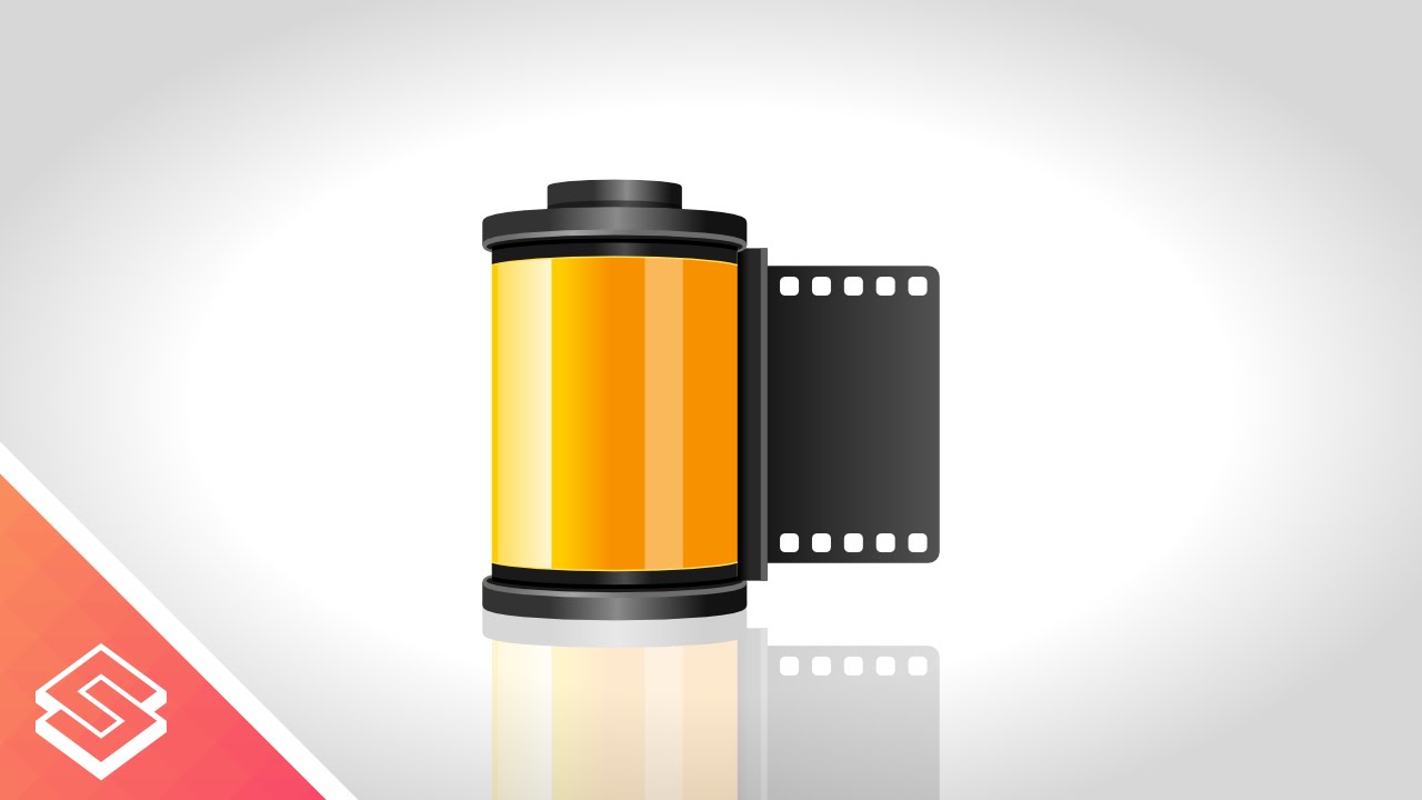 Inkscape Tutorial Vector Film Roll Graphic 1280x720 Inkscape Tutorial Vector Film Roll Graphic