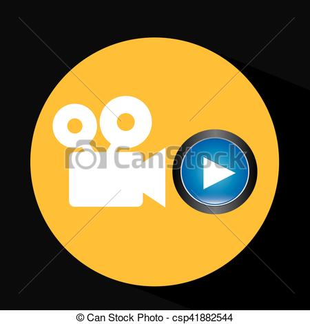 Video Player Button Film Camera Icon Graphic Vector Vector 450x470 Video Player Button Film Camera Icon Graphic Vector Vector