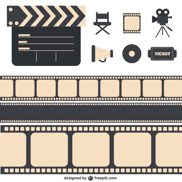 Cinema Pack Vector Free Download 626x626 Cinema Pack Vector Free Download