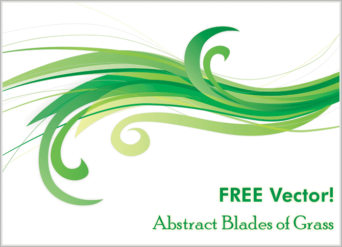 670x485 Free Vector Abstract Grass Illustration