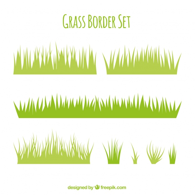 Variety Of Grass Borders In Flat Design Vector Free Download 626x626 Variety Of Grass Borders In Flat Design Vector Free Download