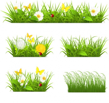 Flower With Grass Border Vector Free Vectors Ui Download 425x403 Flower With Grass Border Vector Free Vectors Ui Download