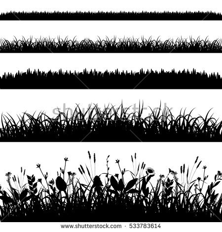 Grass Line Silhouette 450x470 Grass Line Silhouette