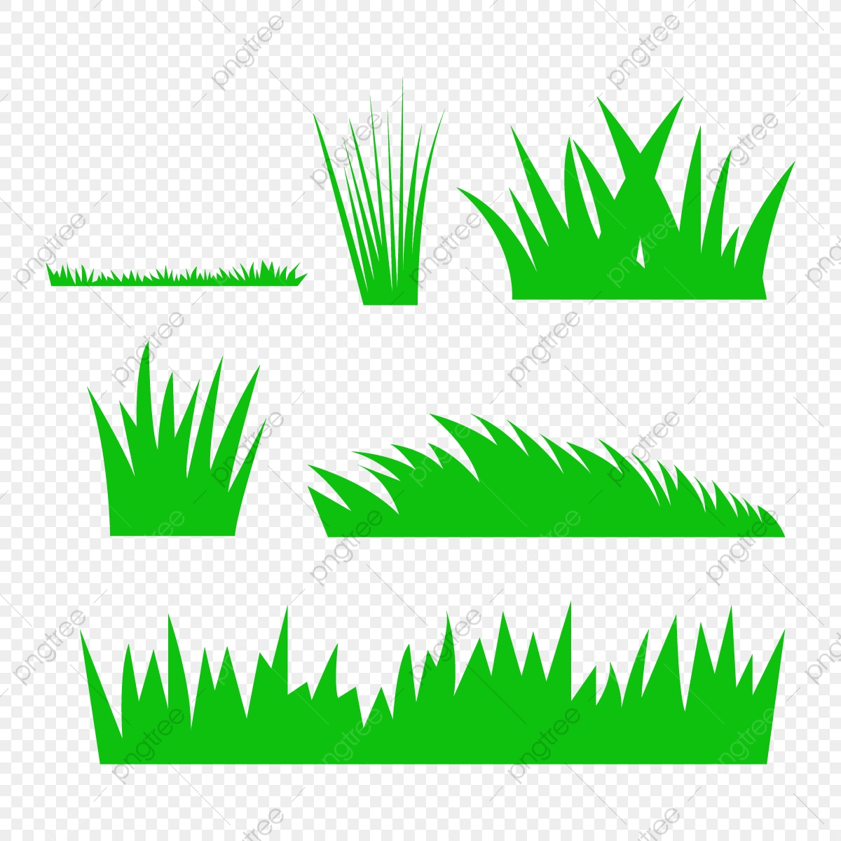 Grass Vector Set, Grass, Nature, Clipart Png And Vector 1200x1200 Grass Vector Set, Grass, Nature, Clipart Png And Vector