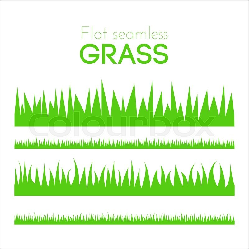 Vector Flat Grass Set Isolated On Stock Vector Colourbox 800x800 Vector Flat Grass Set Isolated On Stock Vector Colourbox