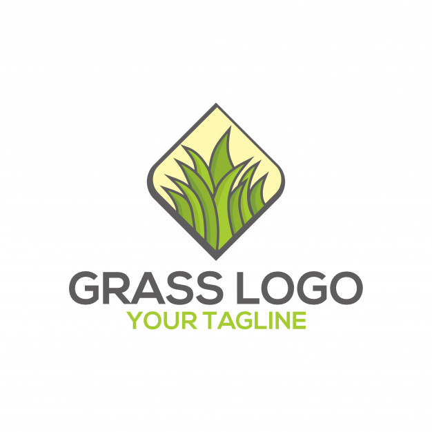 626x626 Grass Logo Vector Premium Download