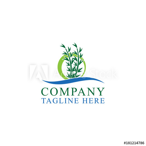 500x500 Vector Sprout Grass Icon Logo Vector On White Background