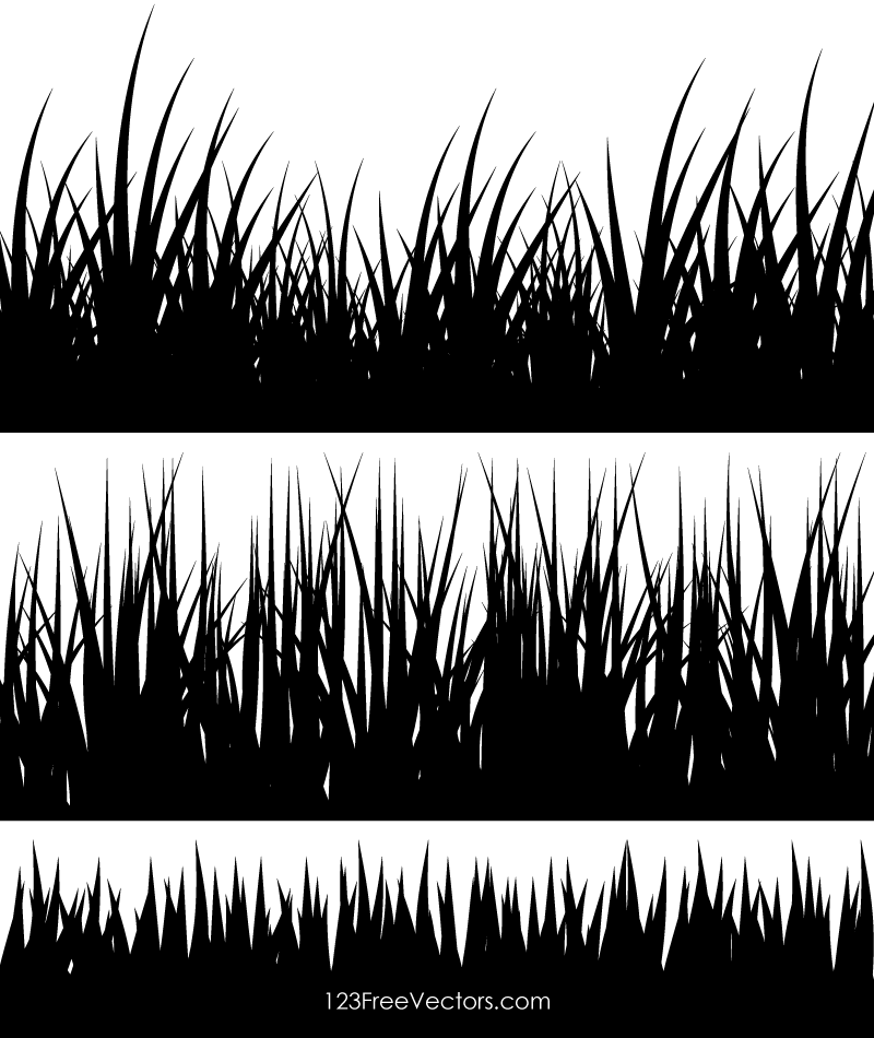 Grass Outline Vector at Vectorified.com | Collection of Grass Outline ...