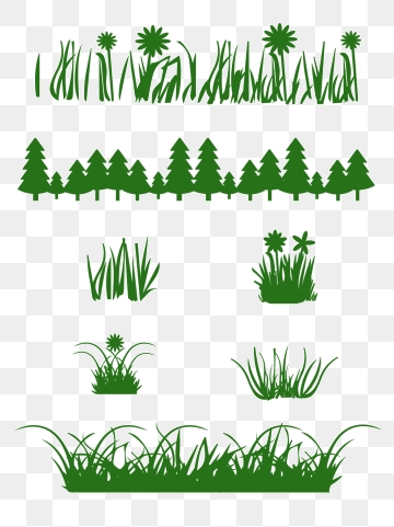 360x481 Grass Silhouette Vector Png, Vector, And Clipart