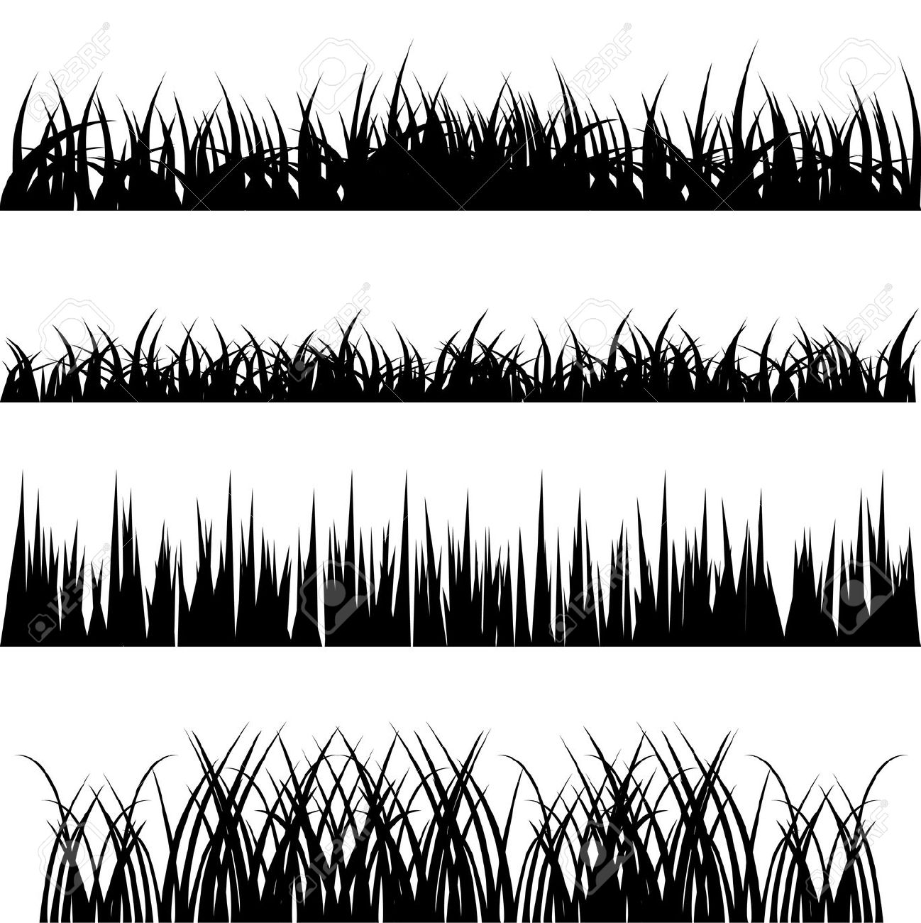 1298x1300 Grass Clipart Silhouette Vector For Free Download And Use Images
