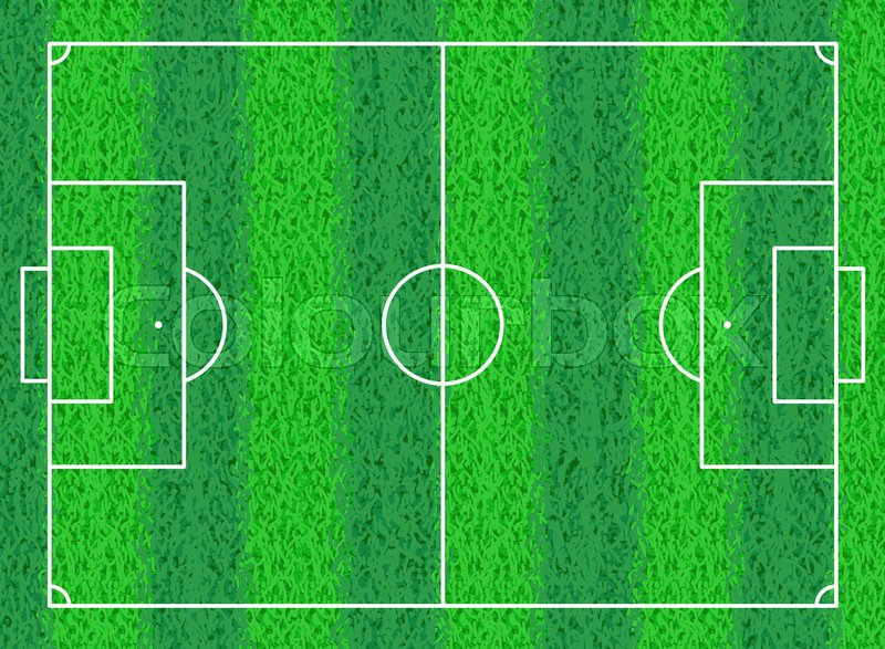 800x587 Realistic Textured Grass Football Stock Vector Colourbox