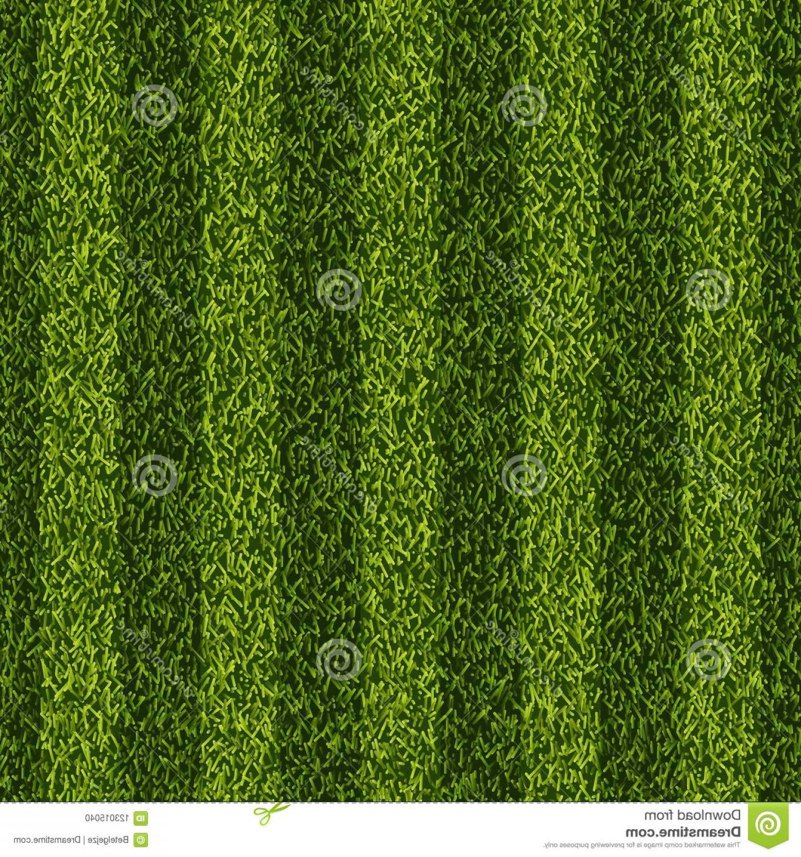 1560x1668 Vector Realistic Top View Illustration Soccer Green Grass Field