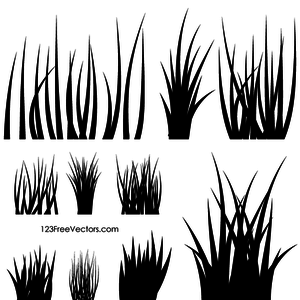 300x300 Free Grass Vector Art