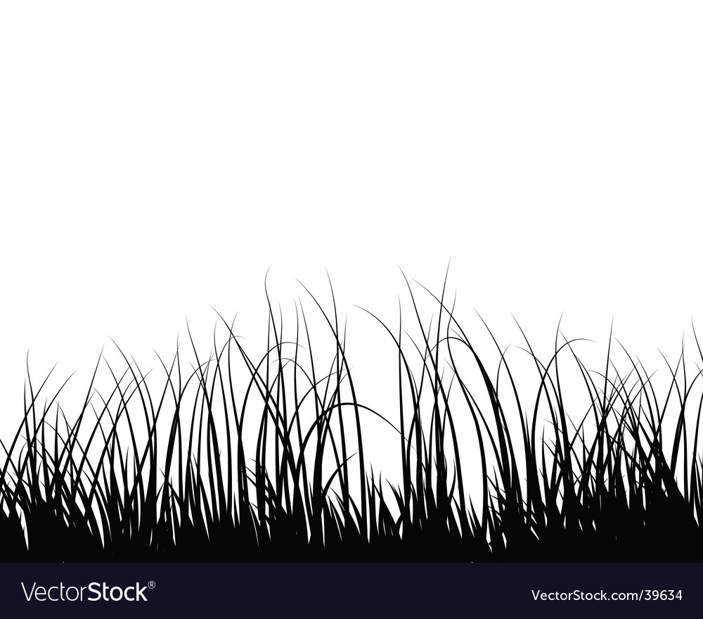 1000x880 Grass Vector Silhouette